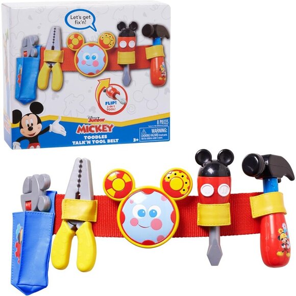 Other - Mickey Toodles Talk'n Toolbelt and Kids Play Tool Accessories for Dress Up and P